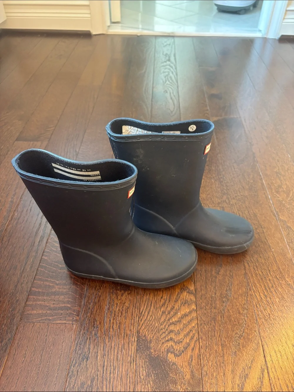 Hunter Kids Navy Tall Rain Boots
